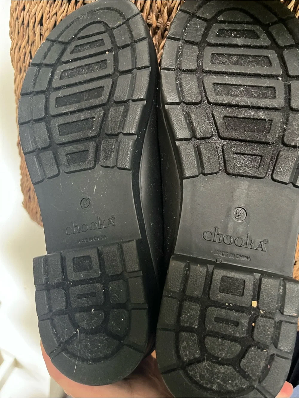 Women’s Chooka Black Chelsea Rain Boots with Cozy Lining